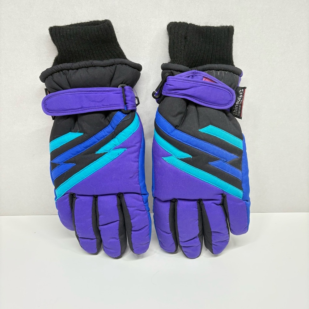 Vintage Thinsulate Womens Insulated Ski Waterproof Snowboard Gloves